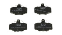 Hart 217 572 Bremsbelagsatz, Scheibenbremse FüR MERCEDES-BENZ, Nissan