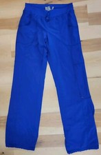 ATHLETA Elastic Waist Mid Rise Stretch Lined Blue Athletic Pants Women's Size 4