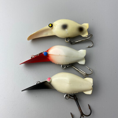 Vintage LUHR JENSEN Hot Shot #30 Eddie Pope Pre-Rapala Lot of 3