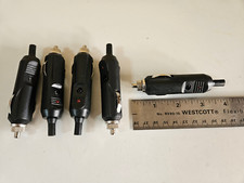 12V Car Cigarette Lighter Power Plug Car Power Adaptor LED With Fuse. Lot Of 5