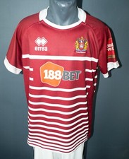 Wigan Warriors Jersey 2017 Rugby League Errea Away Mens Shirt Size Adult L 5/5