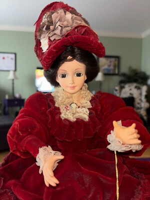 Scarlett O Hara doll used with good condition no box limited edition 1989 