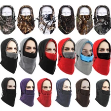 Balaclava Fleece Windproof Hat Hood for Cold Weather Hunting Ski Face Mask