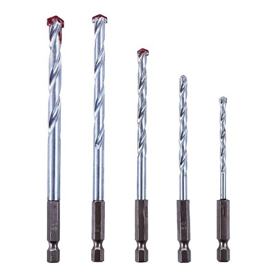 5tlg Steinbohrer Set Stein Ziegel Beton Wand 4-10 mm Steinbohrer DIY