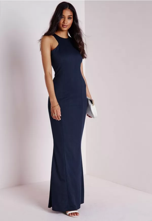 Cheap navy maxi dress 2025