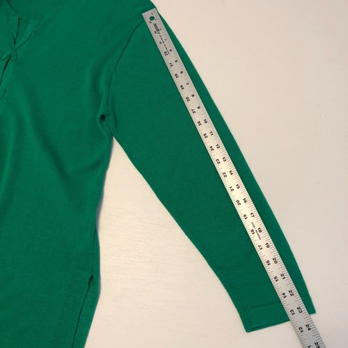 VINTAGE Womens Knit Skirt Set Sz Large Kelly Green Made in Hong Kong EUC - Picture 20 of 24