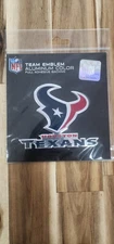 Houston Texans NFL Team Promark Emblem Aluminum Color Full Adhesive Backing New