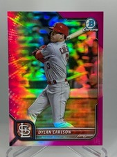 2022 Bowman Chrome Pink Dylan Carlson /299