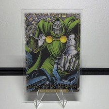 Marvel Masterpieces '92 Platinum Doctor Doom Clear Cut Insert #26