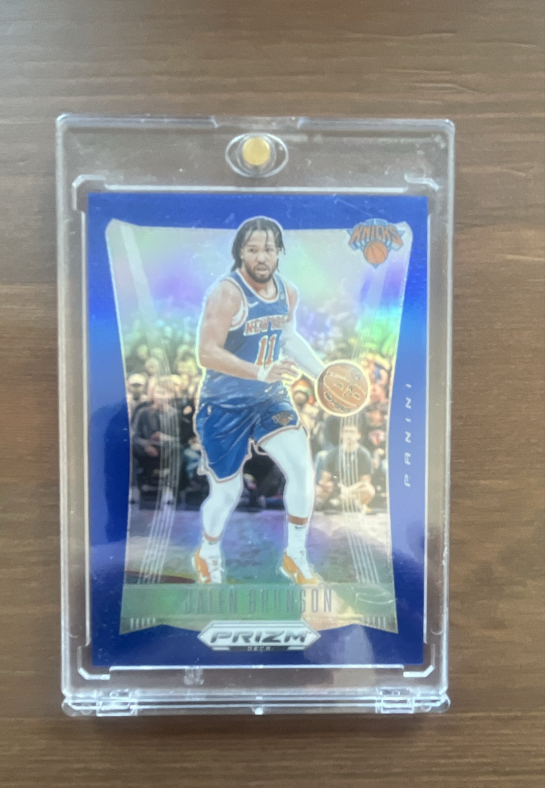2023-24 Panini Prizm Deca - Jalen Brunson #107 Blue Prizm /149