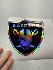 Oakland Raiders Holographic Vinyl Decal
