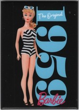 Barbie Doll From Mattel The Original 1959 Barbie Refrigerator Magnet NEW UNUSED