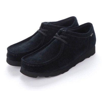 Clarks Wallabee GTX Gore-Tex Black Suede UK7/25cm New In Box | eBay