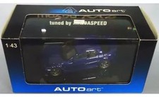 AutoArt Mazda RX-8 1/43 Blue Mazdaspeed Tuned Mini Car Diecast 55932 Used
