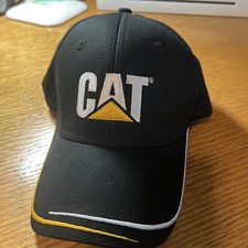 CAT Caterpillar Adjustable Back Hat Cap Embroidered Logo Heavy Machinery NWOT