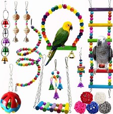 juguetes para aves loros pajaros pequenos grandes accesorios mascotas 15, 10 pcs
