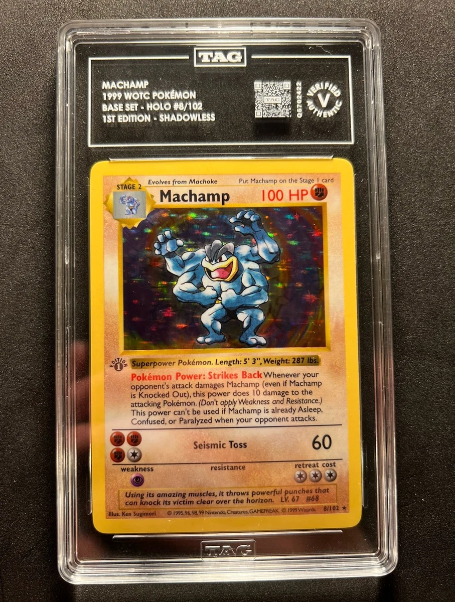25+ Machamp Pokémon TCG Shadowless Individual Collectible Card