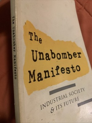 Unabomber Manifesto by  FC  Jolly Roger Press 1st Edition 1995