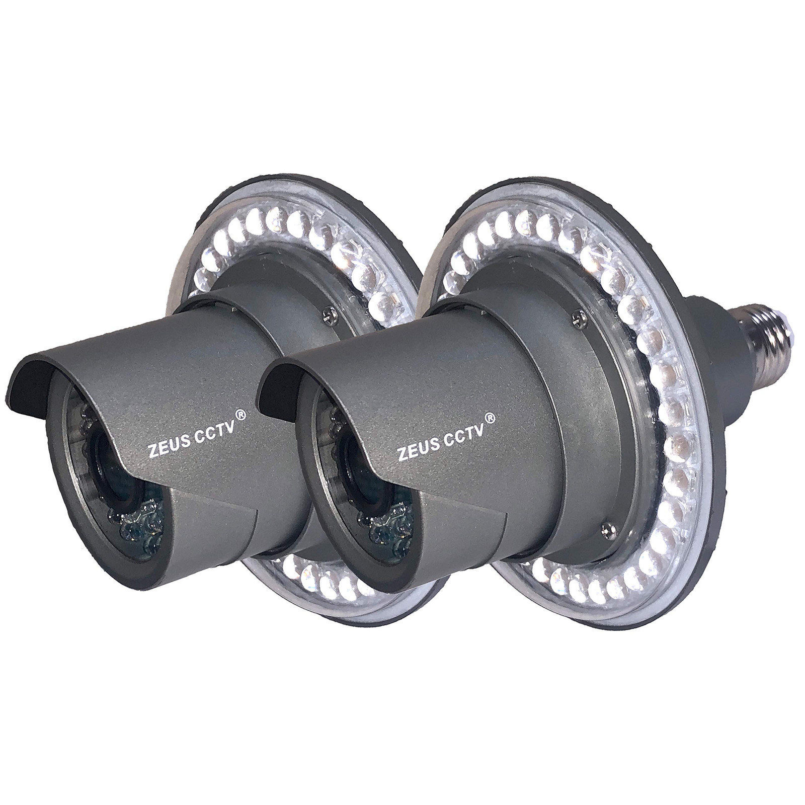 WiFi Floodlight Bulb Camera Wireless Outdoor Waterproof Home Security System with Motion Detection and Night Vision