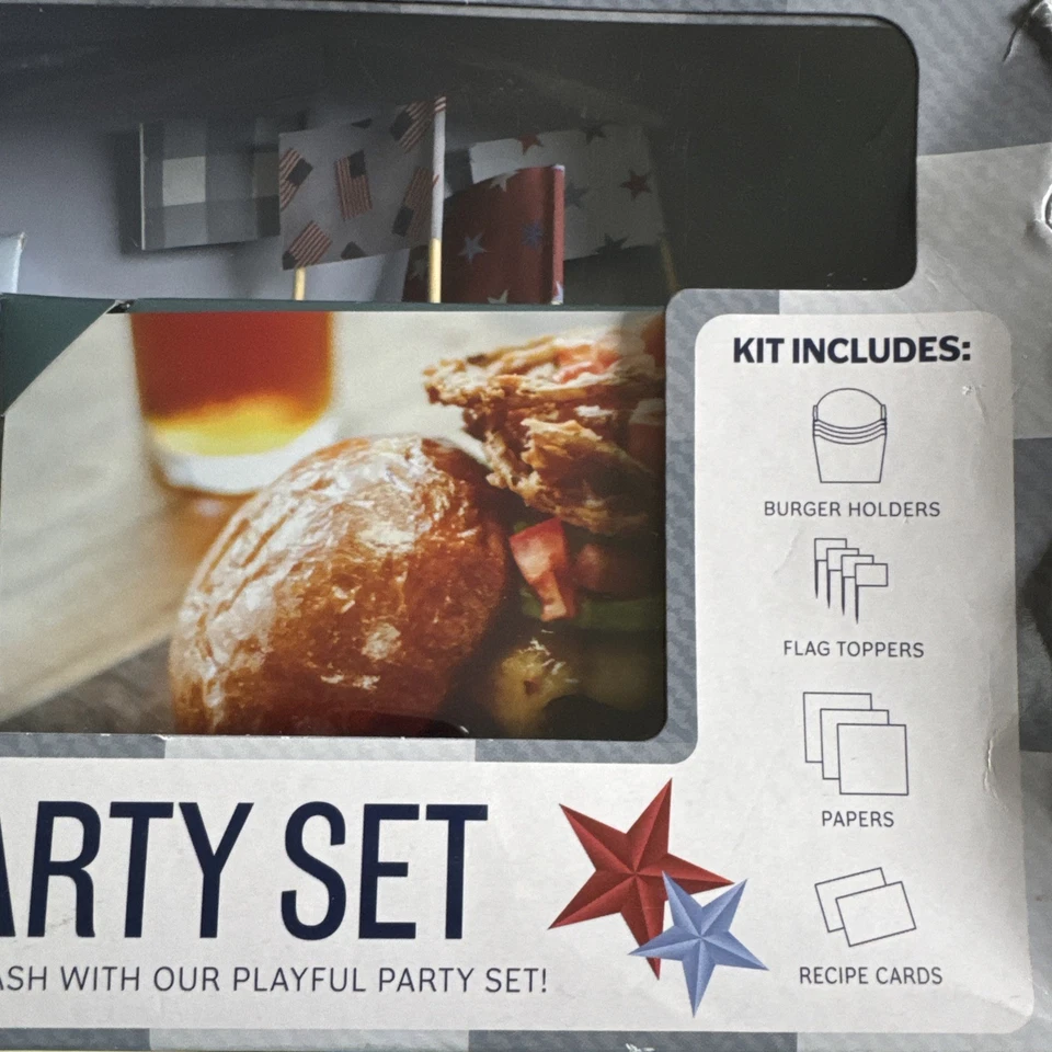 2 Boxes -Charcoal Companion Burger Party Set for cookouts and barbeques (4 Set) - Image 4 of 4