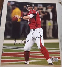 FOTO 8X10 FIRMADA AUTOGRAFIADA DE LOS HALCONES DE ATLANTA DE MATT RYAN CERTIFICADO DE AUTENTICIDAD #BR94866