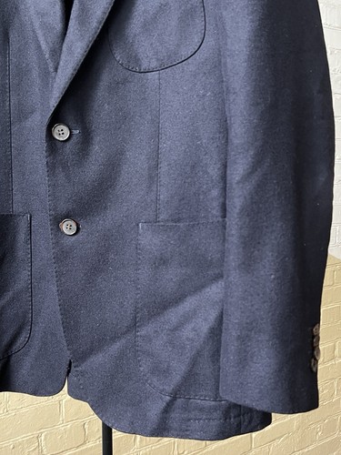 Mens SUITSUPPLY Blazer Sport Coat Suit Jacket Wool Patch Pockets Unlined 40 50 - Picture 6 of 11