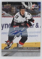2024-25 Upper Deck CHL Auto Luke Woodworth #42 Auto h8y