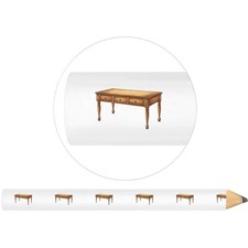 3 matite da falegname 'Tavolo antico in legno' (LP00036501)