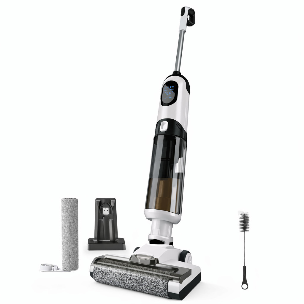 T8 Aspiradora Fregona electrica 3 en 1 sin Cable Aspiradora Húmedo y Seco