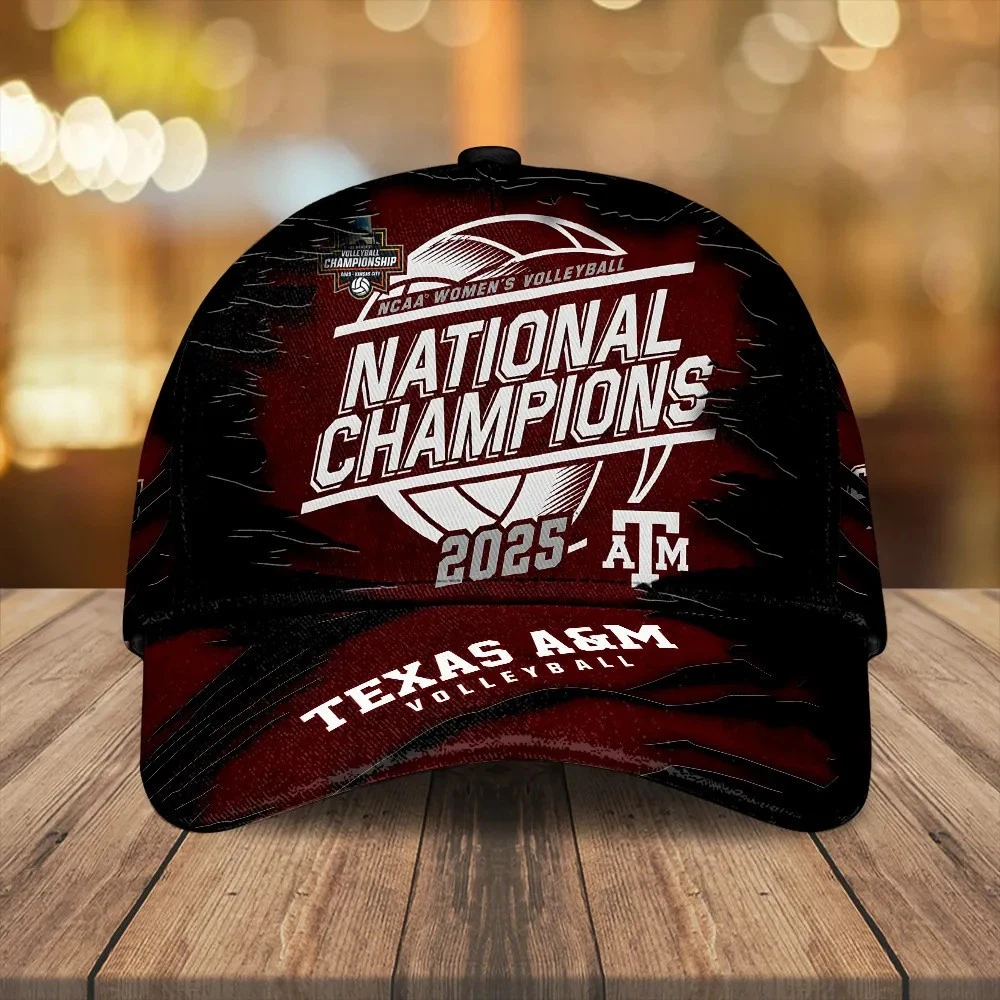 A&M Aggies Women’s 2025 Volleyball National Champions Classic Cap