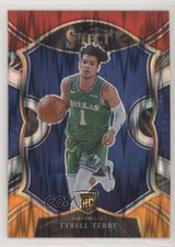 2020 Panini Select Concourse Red White Orange Flash Prizm Tyrell Terry #91 2l4