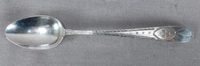John Power Dublin Bright-cut Monogrammed Sterling Silver Spoon C.1788-1815