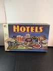 Vintage Rare HOTELS BOARD GAME 100% Complete 1987 Milton Bradley MB 3D Strategy