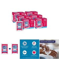 Antibacterial Hand Wipes Fresh Scent 24ct 6 Pack Individually Wrapped