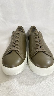 Women's ECCO Soft 7 Easy Slip In Sneaker Olive Green 7-7.5, EU 38