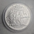 1 oz TRIVIUM GIRLS BU Silver Round in Capsule! .999 fine SILVER - FREE SHIPPING!
