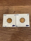 (2) 1901 Indian Head Pennies- BU
