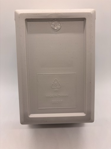 Caja de almacenamiento de disquete Kensiko vintage de 3,5 pulgadas estuche un divisor crema transparente - Imagen 6 de 11
