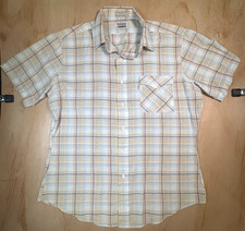 Vintage Levis Shirt Mens Large Plaid Blue Red Button 90s