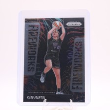 Kate Martin 2025 Panini Prizm WNBA Fireworks #10 Golden State Valkyries