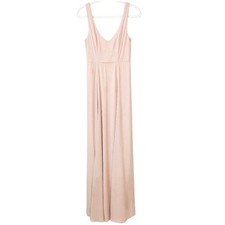 Show Me Your Mumu Dress Women Medium Pink Dusty Blush Jenn Maxi Formal Wedding
