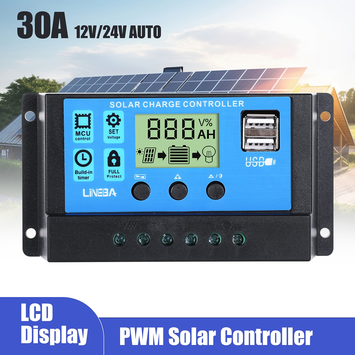 100W 200W Solar Panel Blanket Portable Solar Suitcase Foldable Solar Panel Kit