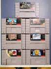 SNES Game Lot  7 Games Tested  Batman Returns, Wario's Woods, Pilotwings + More