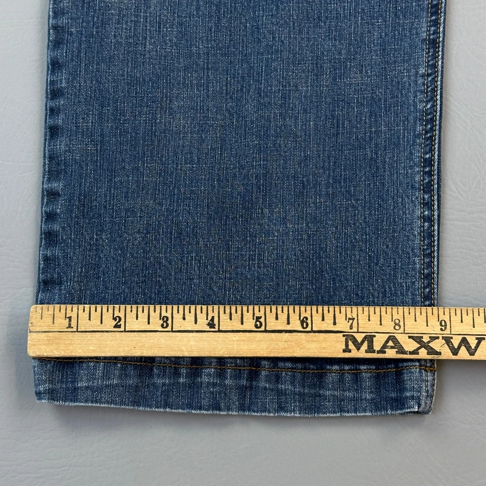 Prana Jeans Mens 34x30 Dark Wash Denim Axiom Mid Rise Straight Stretch Casual - Image 4 of 4