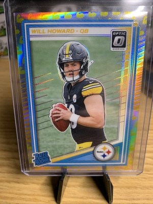 2025 Donruss Optic Rated Rookie WILL HOWARD RC /199 #233 Flex Emoji