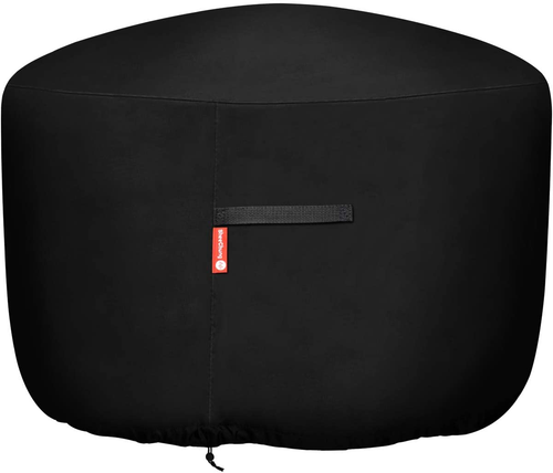 round Gas Fire Pit/Table Cover-Heavy Duty 600D Polyester with PVC Coating Materi - Picture 11 of 12