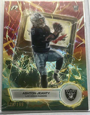 2025 Topps Resurgence Ashton Jeanty RC #/199 Voltaic Crimson Surge Refractor