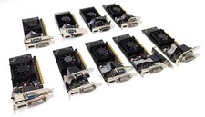 Lot of 9 EVGA NVIDIA GeForce 8400 GS 1GB DDR3 Video Graphics Card 01G-P3-1302-LR