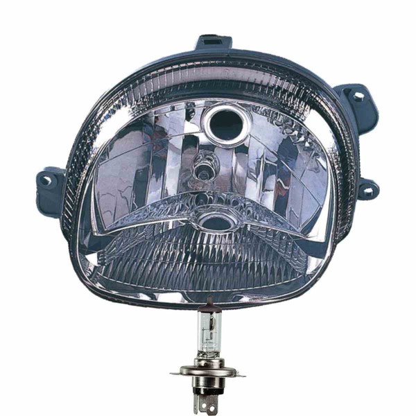 Scheinwerfer Links Halogen H4 Glasklar FüR Renault Twingo I Inklusive Lampen-image