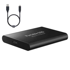 2TB External Hard Drive SSD Disk Memory Storage USB 3.0 HDD For PC Laptop Phone